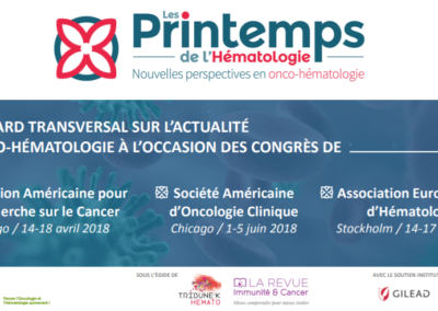Les Printemps de l’Hématologie 2018