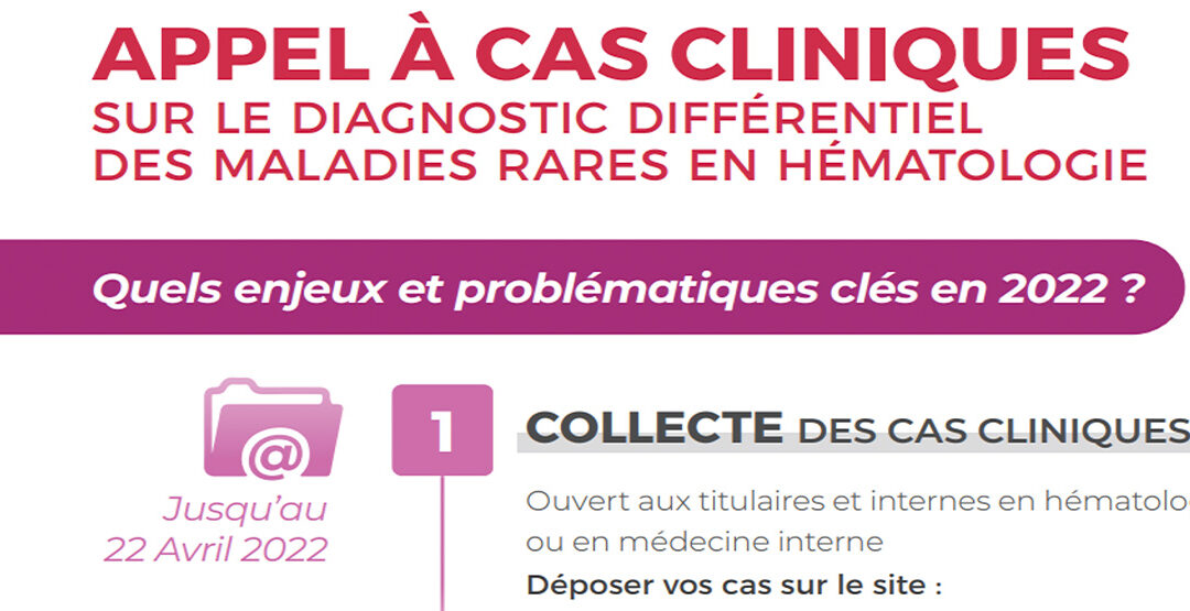 ACC sur le diagnostic différentiel des maladies rares en hématologie