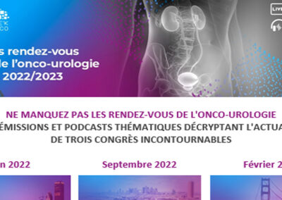 Les RDV de l’onco-urologie 2022/2023