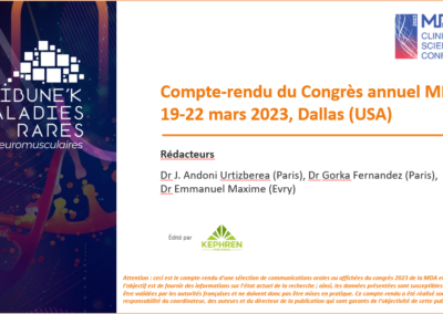 2023 MDA Clinical & Scientific Conference